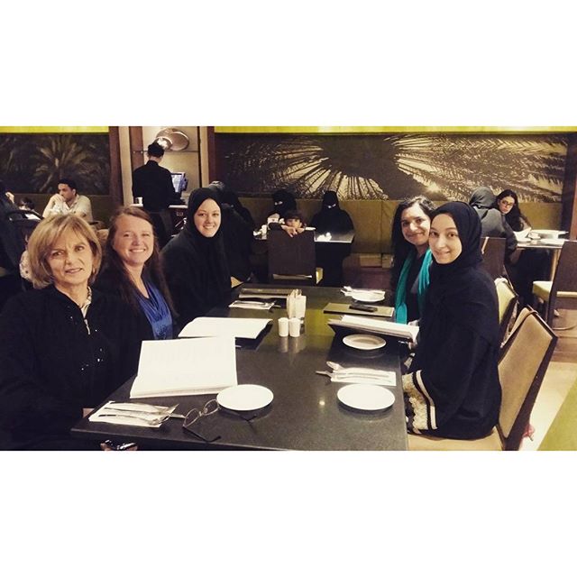 My coworkers and I enjoyed a lovely dinner tonight at Cafe Bateel 😍